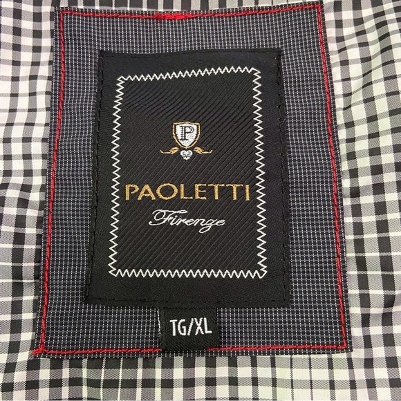 PAOLETTI Firenze men windbreaker jacket coat grey stylish luxury wind breaker XL - Picture 2 of 16